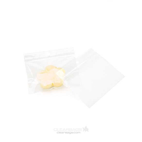Sachet zip à transparence cristalline avec trou de suspension 10,2x7,6cm (100 pièces) [ZR43]