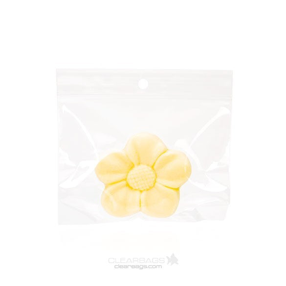 Sachet zip à transparence cristalline avec trou de suspension 10,2x7,6cm (100 pièces) [ZR43]