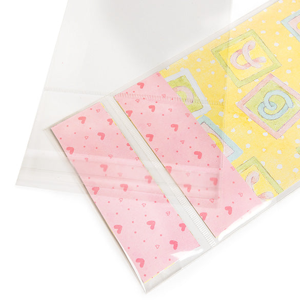 Sachet à trou de suspension euro avec compartiment pour cavalier 10.8x15.6cm (100 pièces) [IHB4X6]