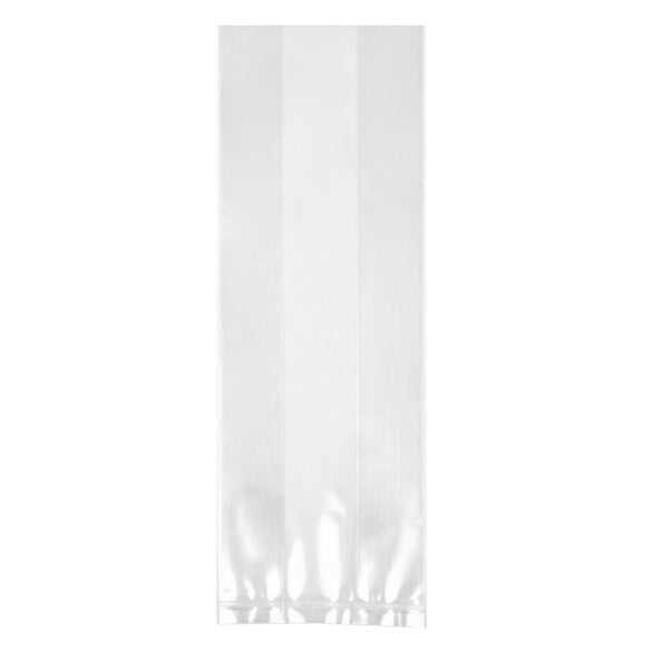 Sacchetto trasparente 7.6x5.1x22.9cm con soffietto (100 pezzi) [GB11]