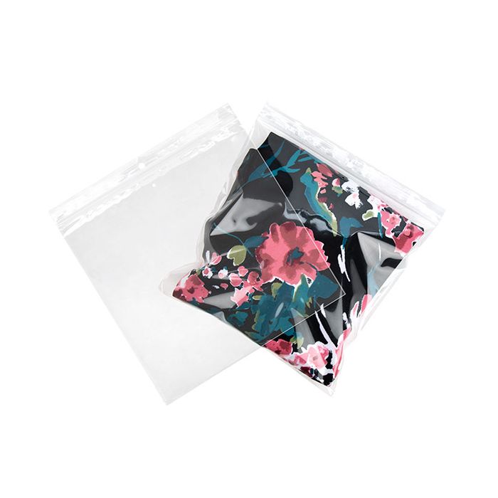 Grip Seal Bags with Hang and Vent-hole 21.5x21.5cm Crystal Clear PP 50 micron