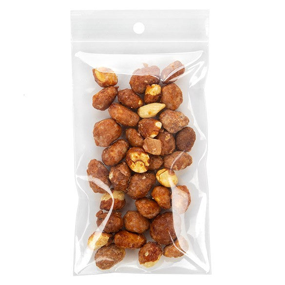 Sachet zip à transparence cristalline 100 microns avec trou pour suspension 7,6x12,7cm (100 pièces) [Z4R35]