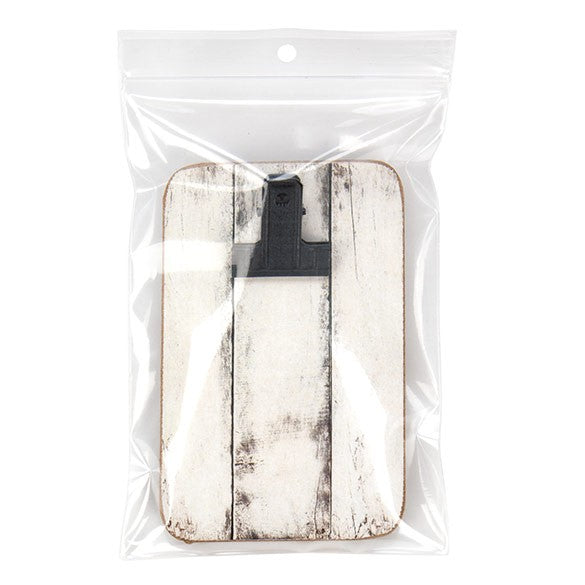 Sachet zip à transparence cristalline 100 microns avec trou pour suspension 10,2x15,2cm (100 pièces) [Z4R46]