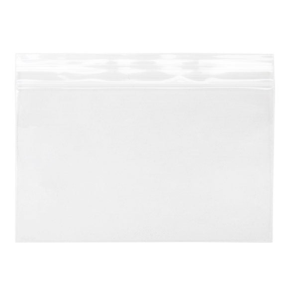 Sacchetto trasparente con chiusura a pressione 12.5x7.5cm PP 50 microns (100 pezzi) [ZC53]