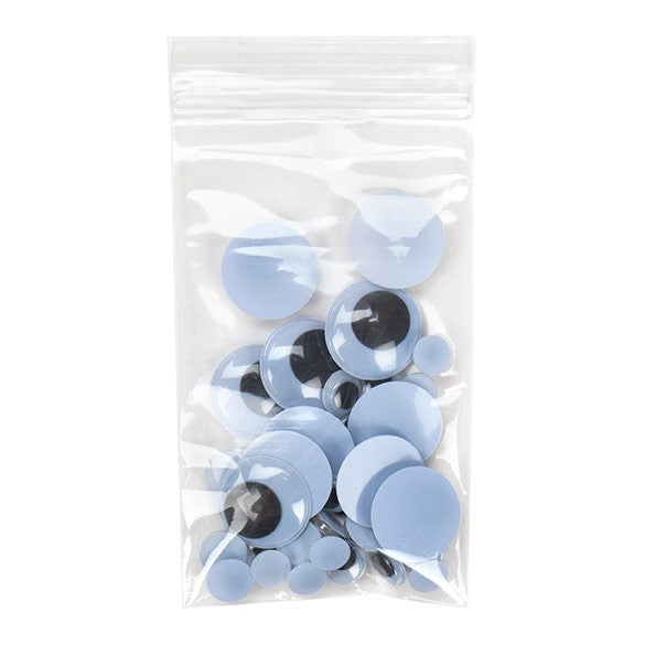 Sachet zip à transparence cristalline avec trou de suspension 7,6x12,7cm (100 pièces) [ZR35]
