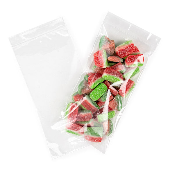 Druckverschlussbeutel mit Luftloch 10x20.5cm Transparent PP 50 Mikron (100 Stück) [ZC48V]