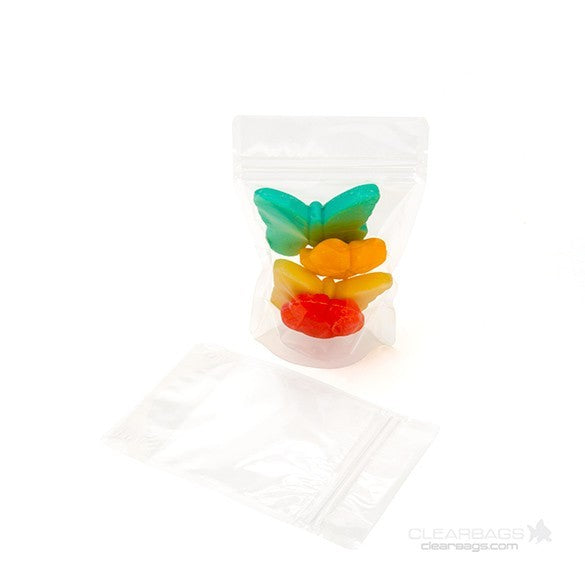 Standbodenbeutel Transparent 10.2x6x15.2cm | 57 Gramm (100 Stück) [ZBG2]