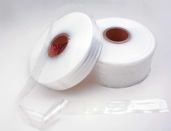 Film tubulaire poly transparent 20.5cm x 495m [PTR8]