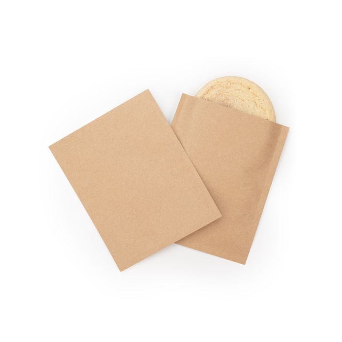 Sacchetto monouso a prova di bambino Kraft 10,2x12,7cm (100 pezzi) [CRB3K]