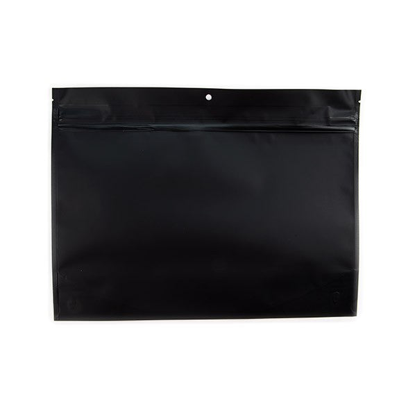 Kindersichere Beutel Mattschwarz 30.5x10.2x22.9cm (100 Stück) [CRP129MB]