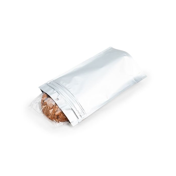 Kindersichere Beutel Mattsilber 13x6.4x20.6cm (100 Stück) [CRP3MS]