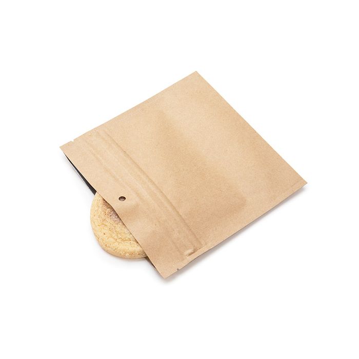 Busta doypack kraft a prova di bambino 15,2x6,4x15,2cm (100 pezzi) [CRP66K]