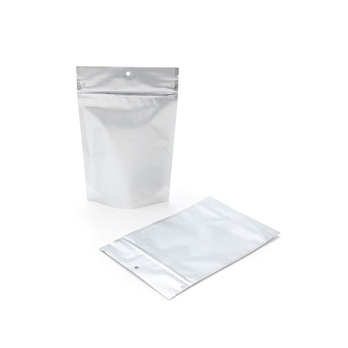 Kindersichere Beutel Mattsilber 14.9x6.4x23.2cm (100 Stück) [CRP7MS]