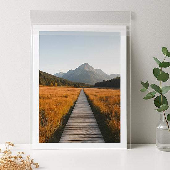 Klappenbeutel 26.5x33.7cm Hochtransparent (100 Stück) [B10X13PC]
