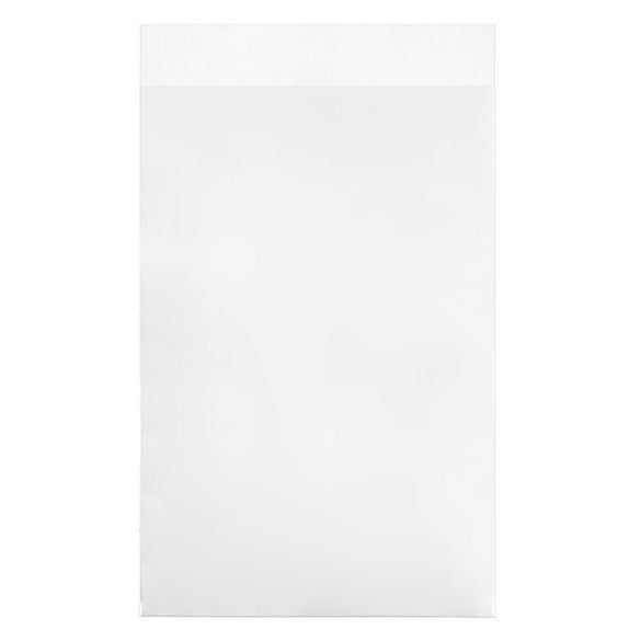 Sacchetto di plastica trasparente 17,6x26cm richiudibile (100 pezzi) [COMIC1NG]
