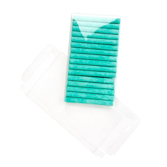 Boites cadeau plastique à transparence cristalline 8.2x1.6x15.4cm (25 Pièces) [FB252]