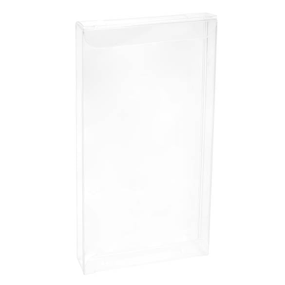 Boites cadeau plastique à transparence cristalline 8.2x1.6x15.4cm (25 Pièces) [FB252]