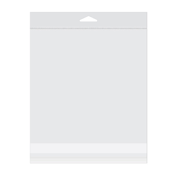 Headerbeutel Transparent 19.5x19.2cm Wiederverschließbar (100 Stück) [HB7X7M]