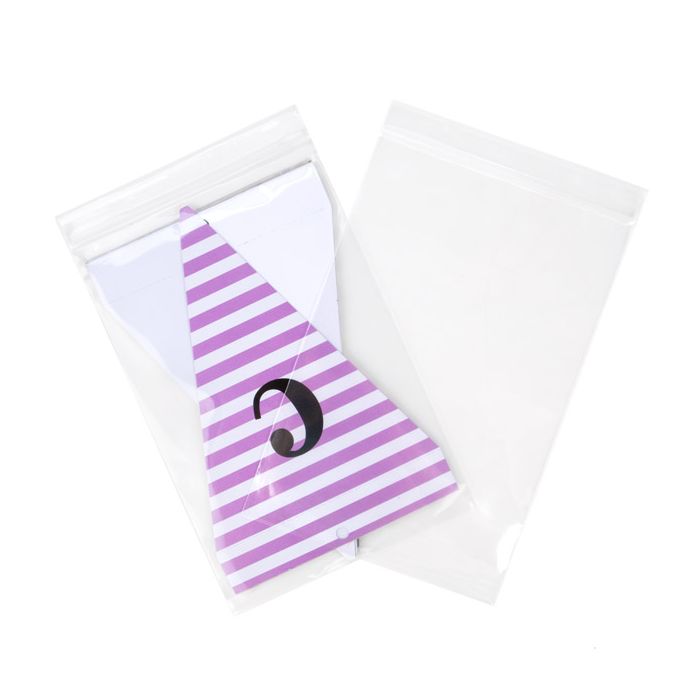 Druckverschlussbeutel 15x23cm Kristallklar PP 100 Mikron (100 Stück) [Z4C69]