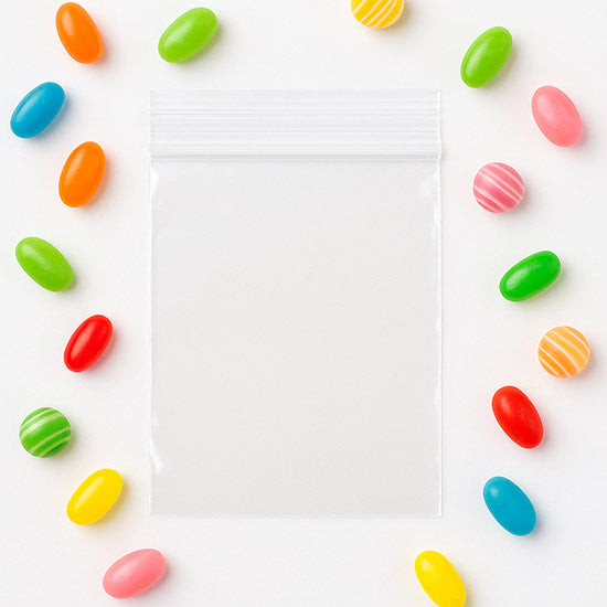 Sachet zip à transparence cristalline 7,5x10 cm (100 pièces) [ZC34]