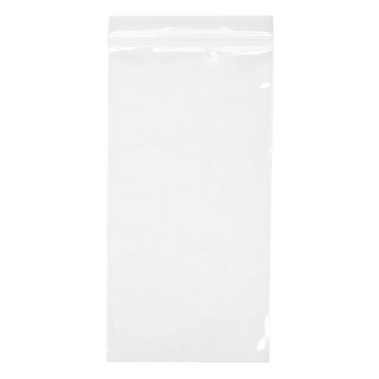 Druckverschlussbeutel 12.5x25.5cm Transparent PP 50 Mikron (100 Stück) [ZC510]