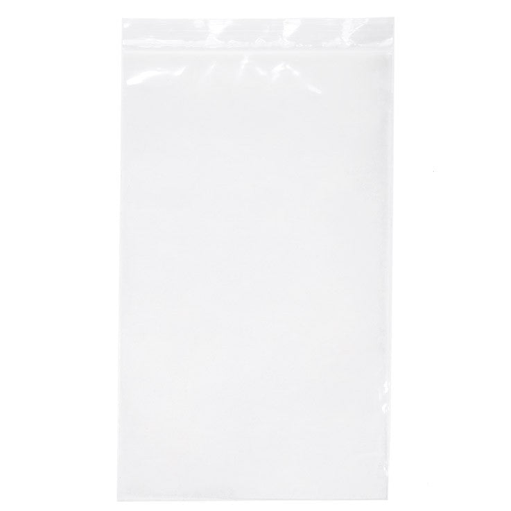 Sacchetto trasparente con chiusura a pressione 15x25.5cm PP 50 microns (100 pezzi) [ZC610]