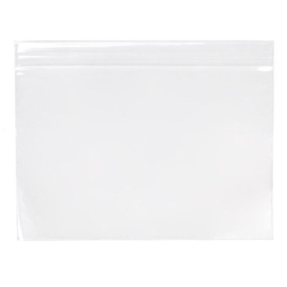 Sacchetto trasparente con chiusura a pressione 15x10cm PP 50 microns (100 pezzi) [ZC64]