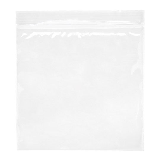 Sacchetto trasparente con chiusura a pressione e foro di aerazione 15x15cm PP 50 microns (100 pezzi) [ZC66V]