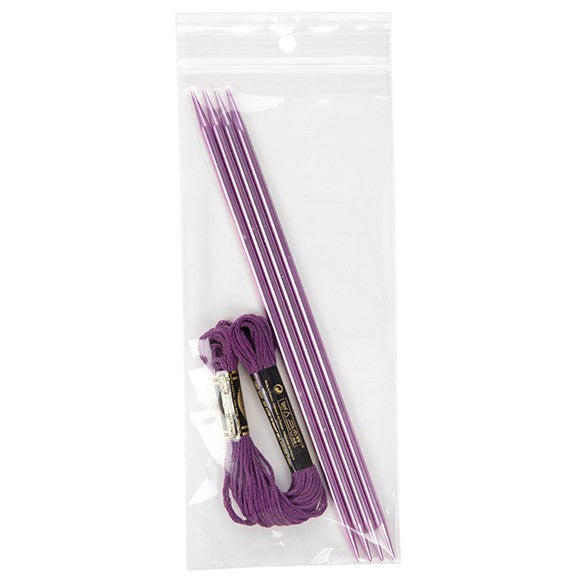 Sachet zip à transparence cristalline avec trou de suspension 7,6x17,8cm (100 pièces) [ZR37]