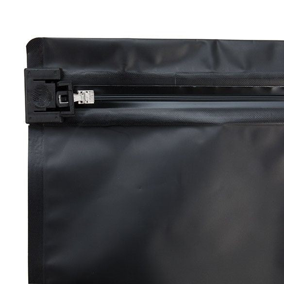 Plastikbeutel Mattschwarz 30.5x10.2x22.9cm mit kindsicherem Verschluss (10 Stück) [CRZ912B]