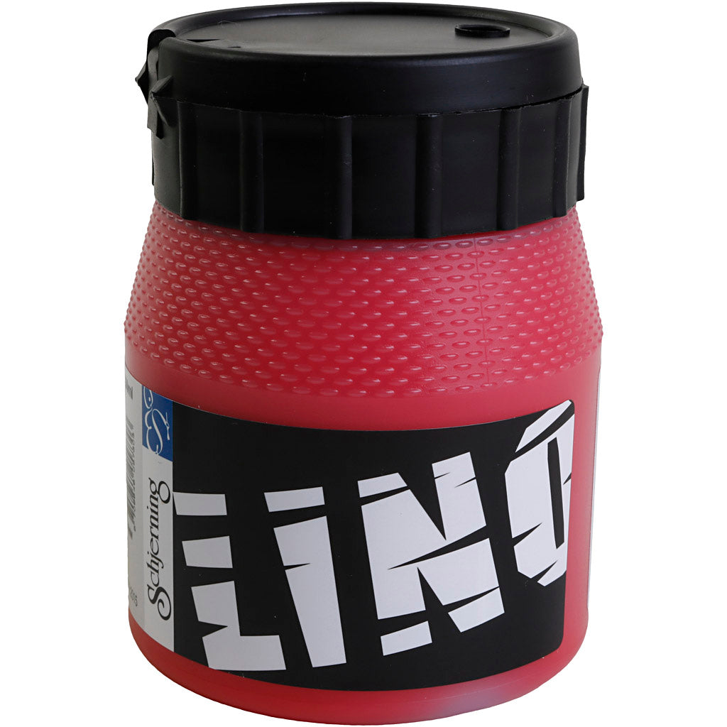 Lino Printing Ink, red, 250 ml/ 1 tub