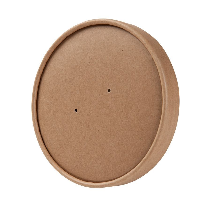 Cardboard-lids brown Ø 115 mm  (500 pieces)