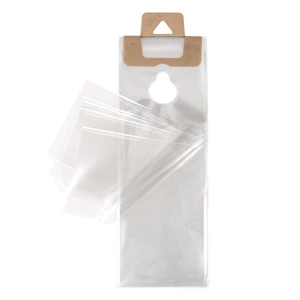 Sacchetto con foro per appendere 15.6x31.4cm 30 micron (100 pezzi) [DK6]