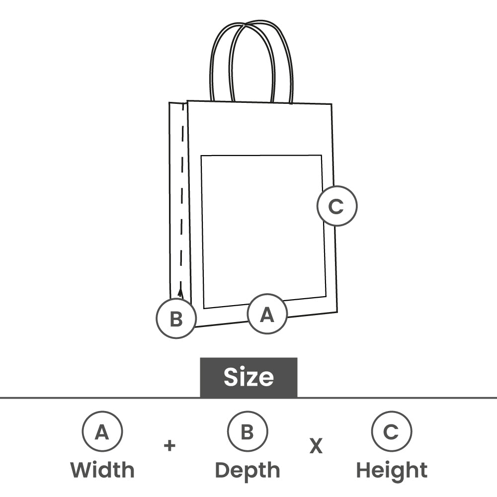 Sacs cadeaux avec fenêtre et étiquette 22+12x32cm noir (100 pièces) [FP-DPT102]