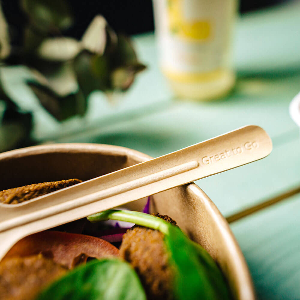 Gabel Papier 16,5 cm Braun (1000 Stück) [GB-DSE06360]