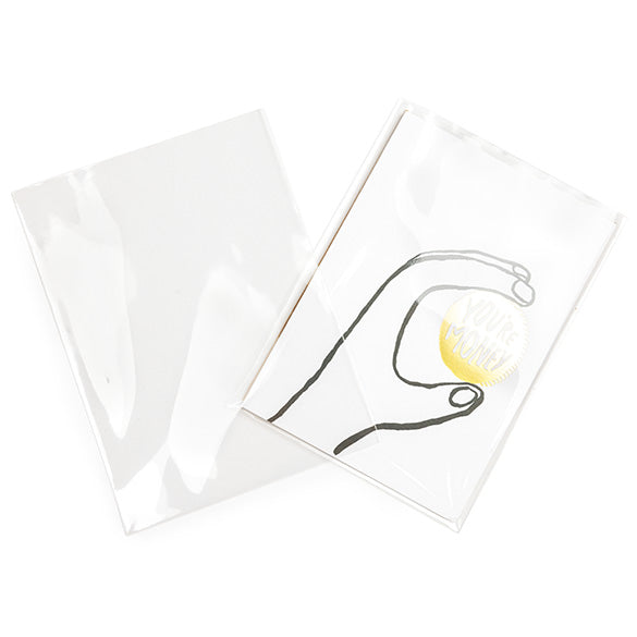 Umweltfreundliche Beutel 9.7x13.2cm Transparent - Premium (100 Stück) [GC3X5NF]
