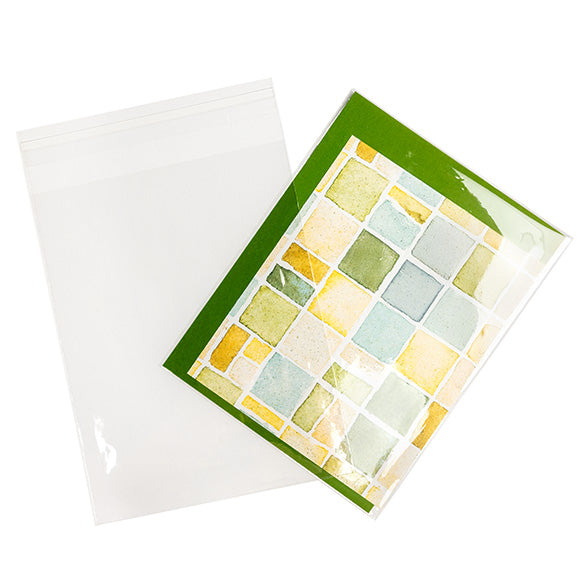 Sacchetto ecologico con soffietto richiudibile 13.8x17.8cm qualità premium (100 pezzi) [GC6B3]