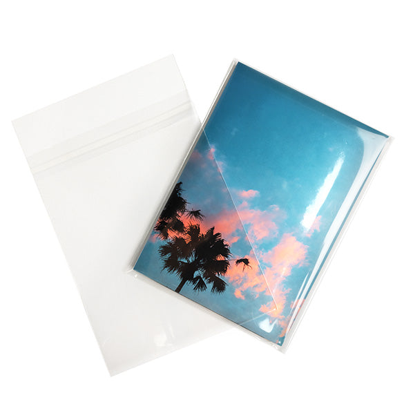 Umweltfreundliche Beutel 13.8x18.4cm Transparent mit Schutzverschluss (100 Stück) [GC75PC]