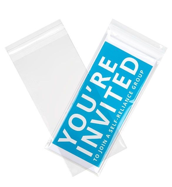 Umweltfreundliche Klappenbeutel Bioplastik 11.7x24.8cm Transparent (100 Stück) [GC4X9]