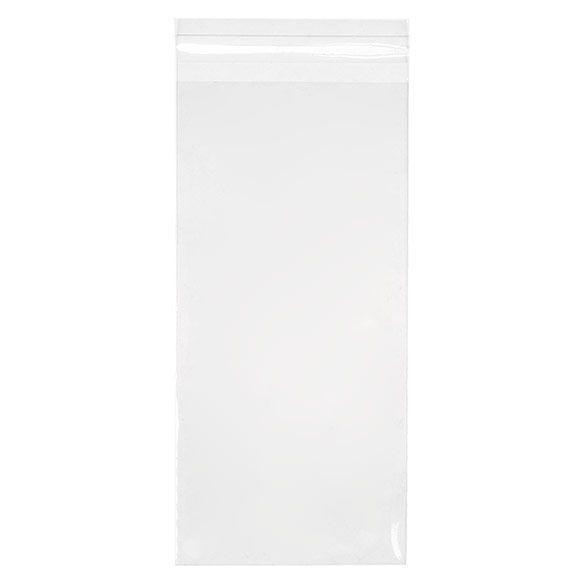 Umweltfreundliche Klappenbeutel Bioplastik 11.7x24.8cm Transparent (100 Stück) [GC4X9]