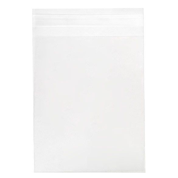 Umweltfreundliche Klappenbeutel Bioplastik 13x15.9cm Transparent (100 Stück) [GC5B3]