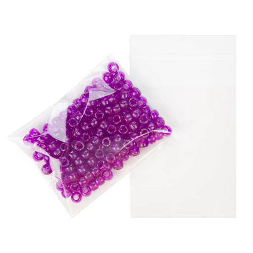 Sachet Écologique haute qualité refermable à rabat 8.3x10.5cm (100 pièces) [GC43]