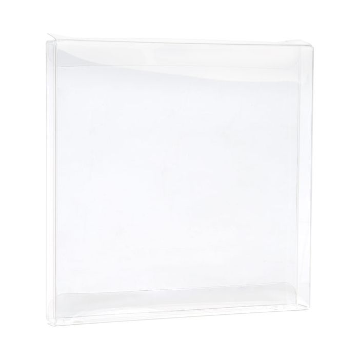 Boites cadeau plastique à transparence cristalline 13.7x1.6x14.5cm (25 Pièces) [FB12]