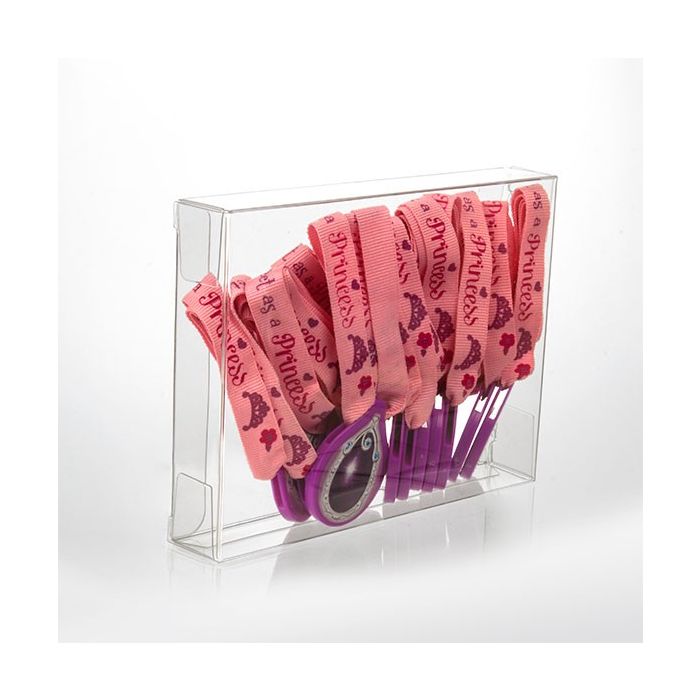 Boîtier pliant transparent 11.4x2.5x14.9 cm [FB17]