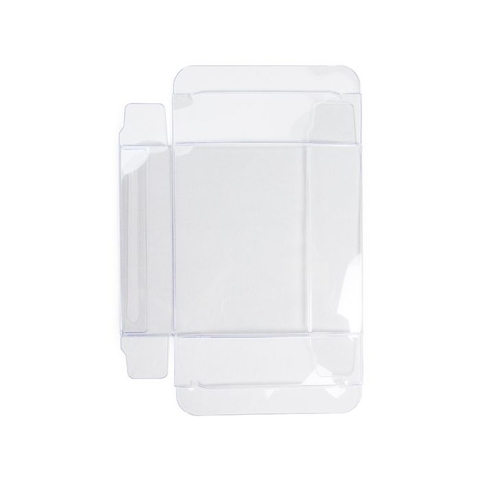 Boites cadeau plastique 8,9x2,5x8,9 cm Transparence Cristalline (25 pièces) [FB305]
