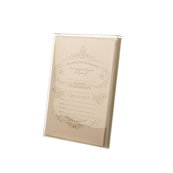 Scatole regalo 13.7x1.3x18.7cm trasparenti (25 pezzi) [FB4]