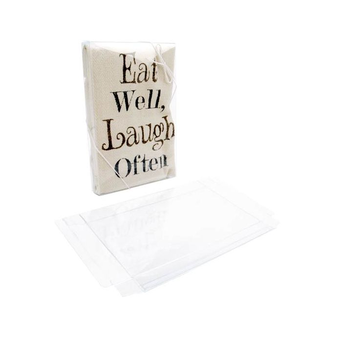 Klarsichtschachteln 14.9x2.5x22.7cm Transparent (25 Stück) [FB44]