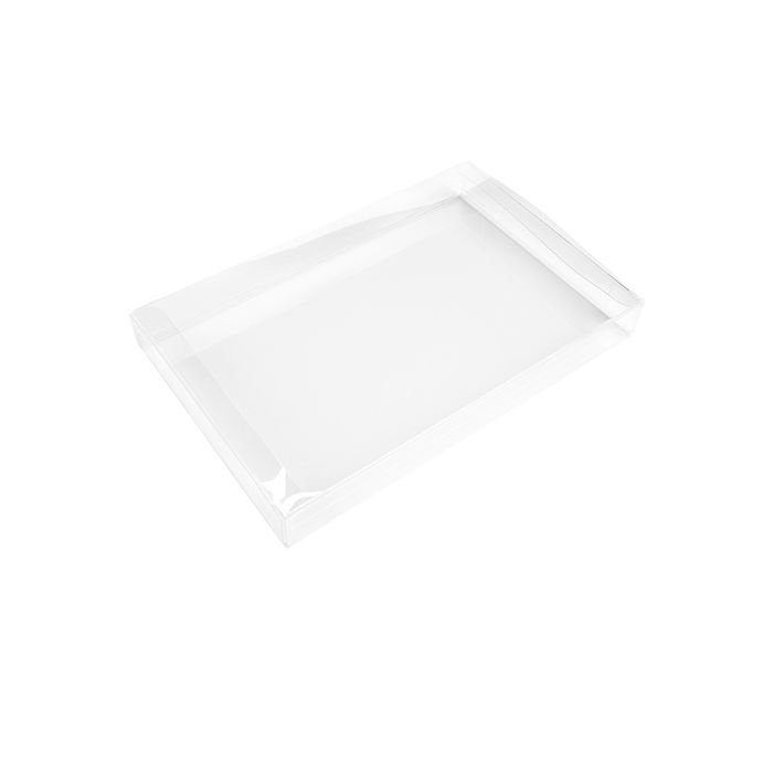 Boites cadeau plastique à transparence cristalline 14.3x2.5x21.9cm (25 Pièces) [FB46]