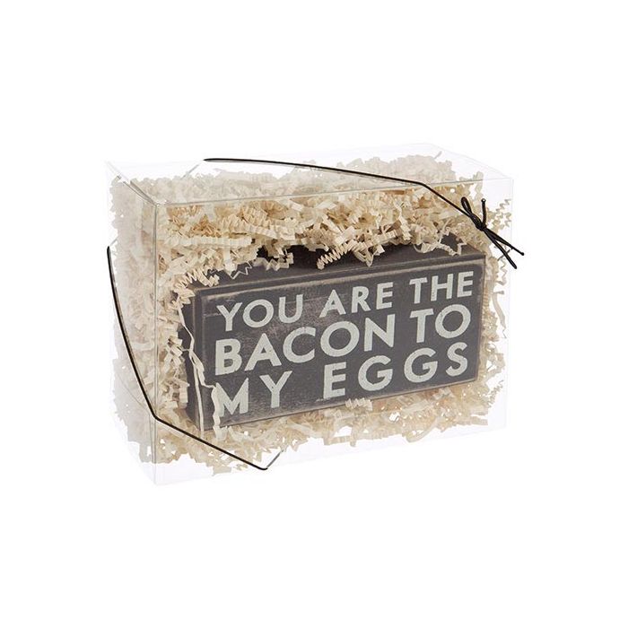 Boites cadeau plastique à transparence cristalline 14x7.6x18.4cm (25 Pièces) [FB55]