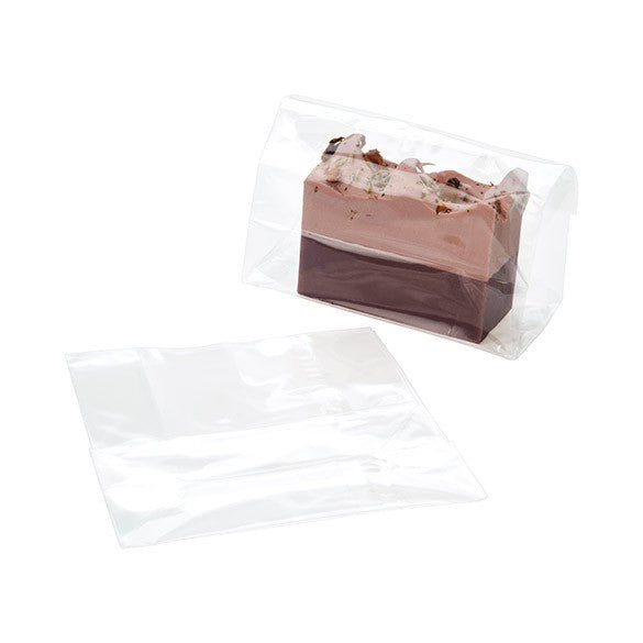 Blockbodenbeutel 12.7x5.7x12.7cm Transparent (100 Stück) [FG18]